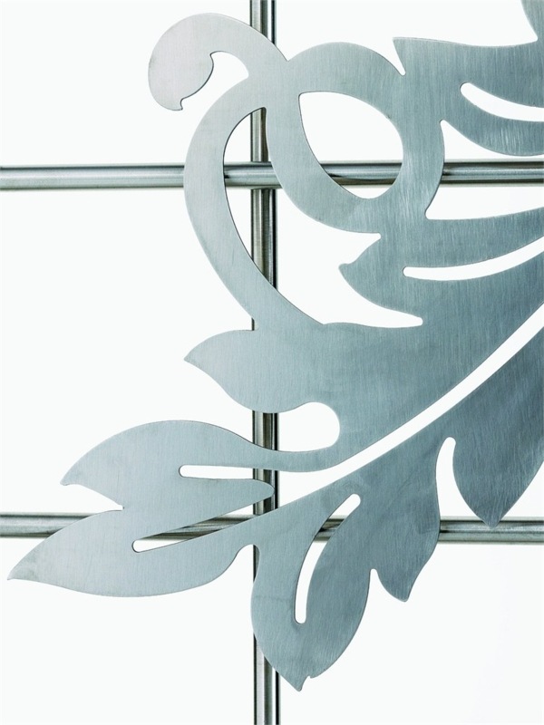 moderný kvetinový vzor detailu chladiča Kvetinový vzor detailu chladiča