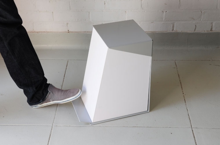 Design odpadkového koša Wastelee - jednoduchý, ale efektívny Designový odpadkový kôš na pedále-minimálny odpad-jednoducho efektívne