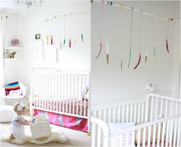 deco-nápady-perie-urob si sám-mobil-detská izba