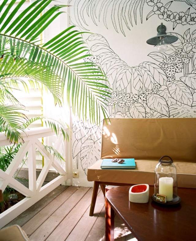 nápady-na-vzor-tapety-biela-čierna-grafické-motívy-exotické