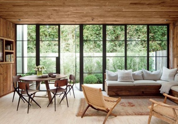 Úspora energie Pravidelné vetranie obývačky vetrať obývacia izba zariadená jedálňou