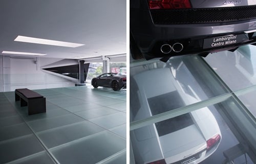 Luxusná sklenená podlaha Mazerratti