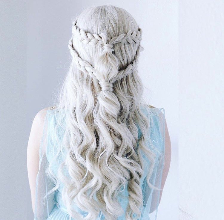 Účesy Game of Thrones Khaleesi Braids