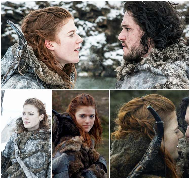 Účesy Game of Thrones Ygritte vrkoče ľahké