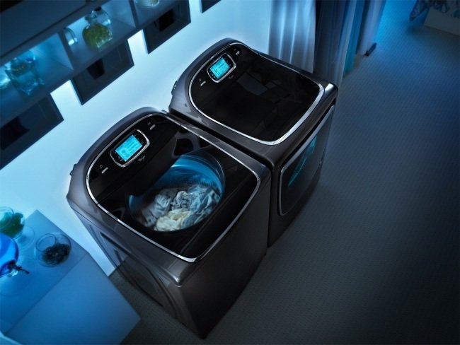 whirlpool vantage inovatívna práčka práčka-sušička čierna high-tech práčky whirlpool vantage práčka-sušička čierna