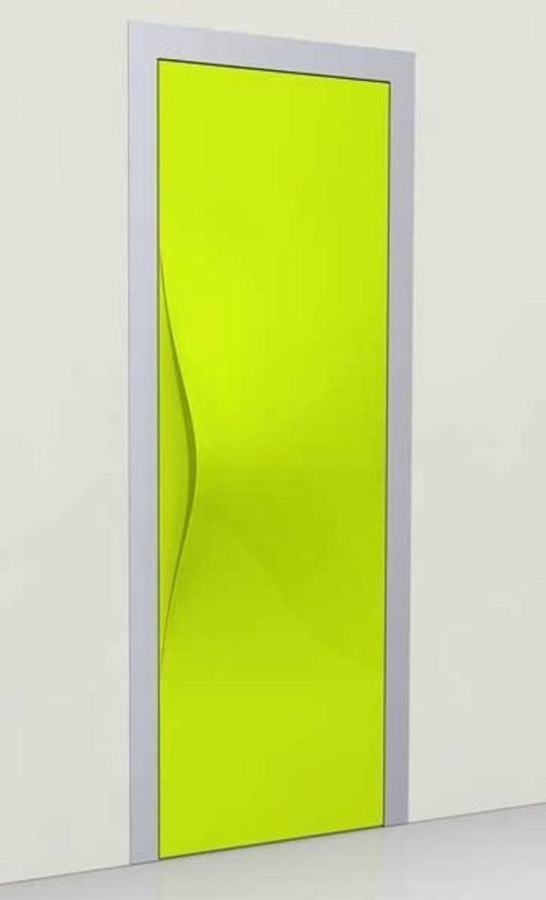 moderný zelený dizajn interiérových dverí