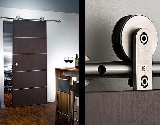 moderný dizajn systému posuvných dverí