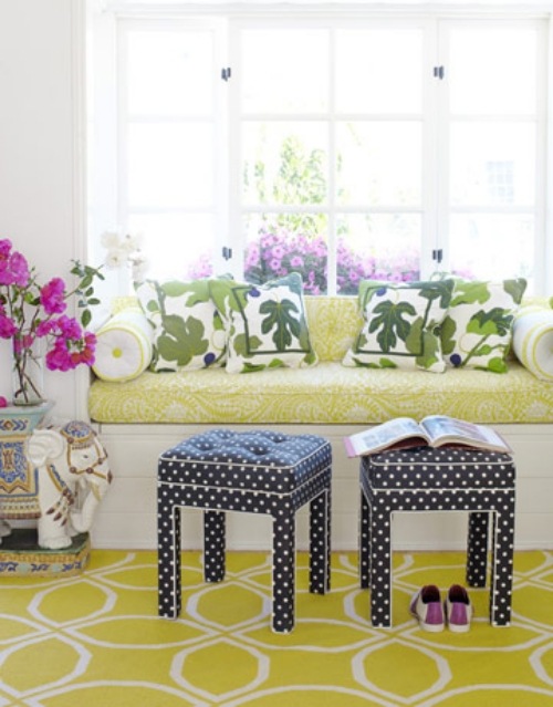kreatívne nápady dekorácie pre byt odvážne vzory