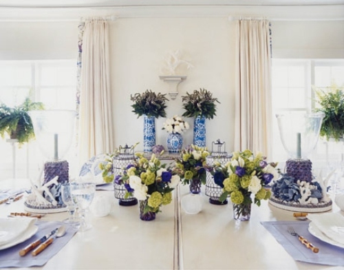 kreatívne nápady dekorácie pre byt romantická jedáleň