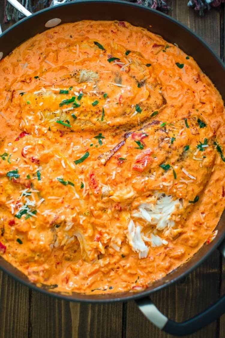 filety tilapie v paprikovej omáčke rýchle rybie recepty rybie menu