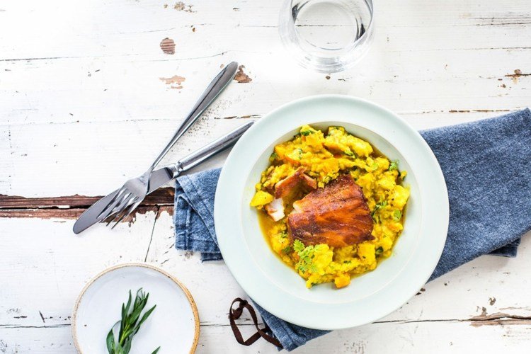 grilovaná ryba šošovica kari rybie filé recepty chutné rybie pokrmy