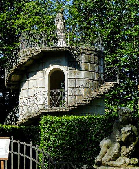 Bludiská a labyrinty Európa vila pisani taliansko