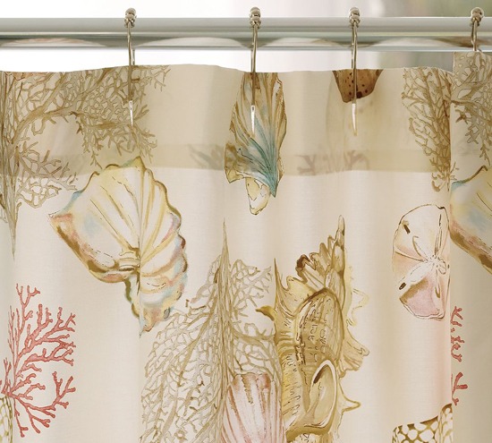 Ekologické výrobky Sprchový záves do kúpeľne ručne maľovaný