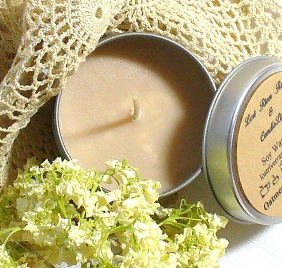 organické výrobky sójová sviečka voňavá do kúpeľne