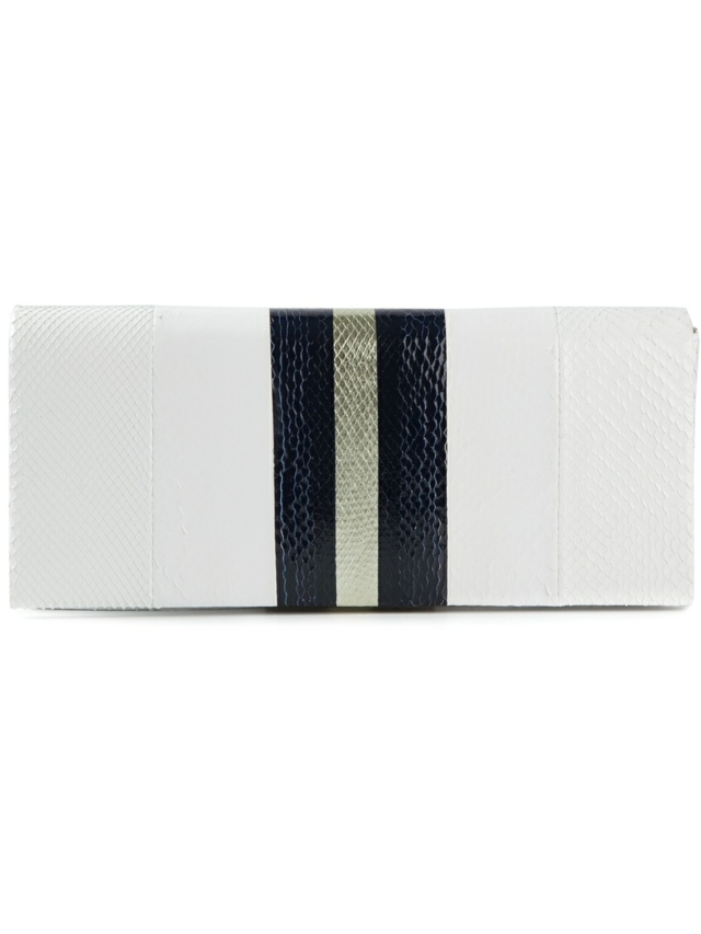 Kožená spojka od GIORGIO ARMANI v troch farbách Dizajnová spojková koža s chlopňou