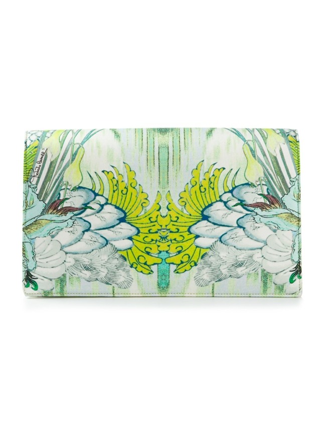 Látková spojka s kvetinovým vzorom ROBERTO CAVALLI Vrecko na predlaktie-vyrobené z látky-so vzormi