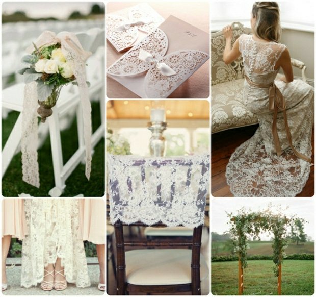 Stolička na svadobné šaty s čipkovými nápadmi Nápady na výzdobu svadobných šiat Pozvánky na stoličky