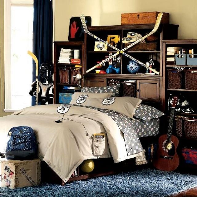 dekorácia steny hokejovej rakety s tematikou teenagerov