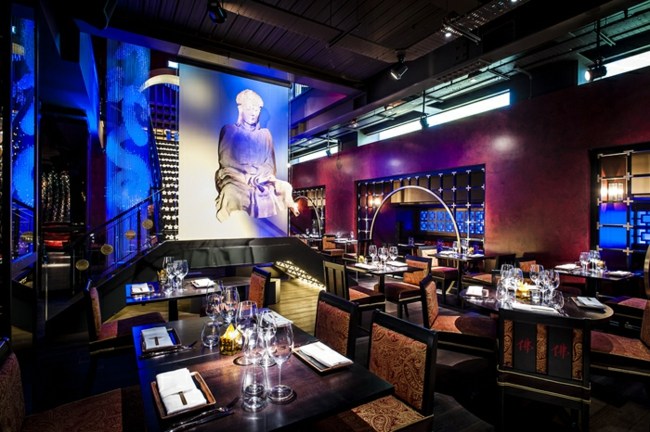 Buddha Bar London interiérový dizajn moderný Londýnsky interiérový dizajn moderný exotický