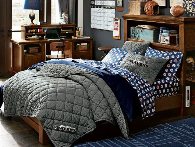 Nápady-klasika-teenageri-zariadenie-miestnosti-nápady-nápady-chlapčenská izba-americký