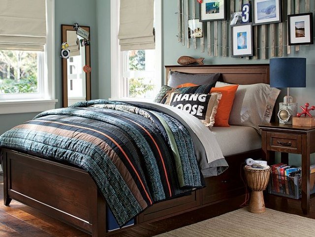 obývačka-nápady-izba-pre deti-posteľ-s-posteľou-box-drevo-americký-nábytkový štýl