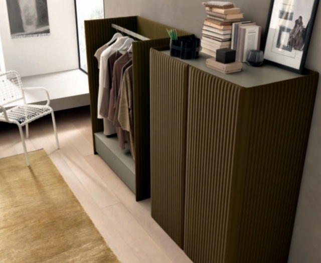 moderný dizajn šatníka otvorený vešiak na šaty BARCODE bimax moderné nápady na šatník stojan na šaty otvorený BARCODE bimax