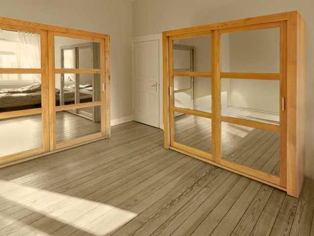 drevená skriňa so zrkadlovým čelným prevedením UPOZORNENIE vitamínový design moderný šatníkový dizajn zrkadla na drevo UPOZORNENIE vitamínový dizajn