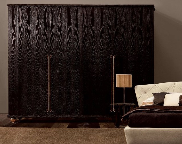 klasický dizajn šatníka železné úchytky z tmavého dreva MARRAKECH ego klasická šatníková skriňa z tmavého dreva úchytky MARRAKECH ego