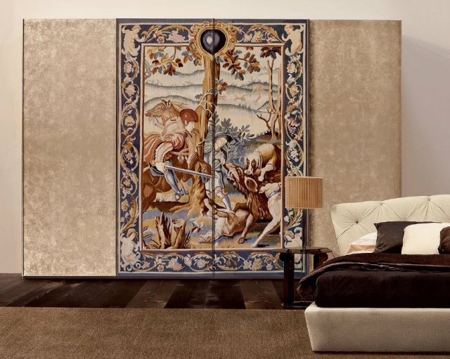 štýlová šatníková skriňa renesančné motívy dvere BOX SCORREVOLE štýl šatník renesančné motívy dvere BOX SCORREVOLE