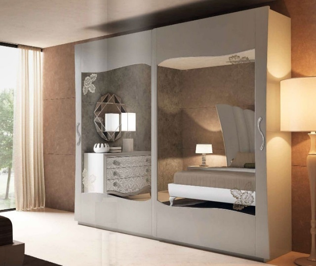 štýlová šatníková skriňa moderný vkusný dizajn sivá stilemma Štýlová šatníková skriňa moderná elegantná sivá stilemma