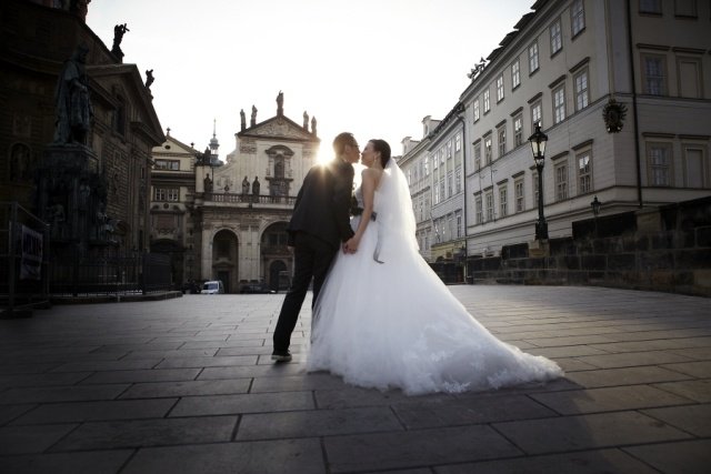 svadobné fotografie efekty západ slnka v praze svadobné-efekty-efekty-západ slnka-praha