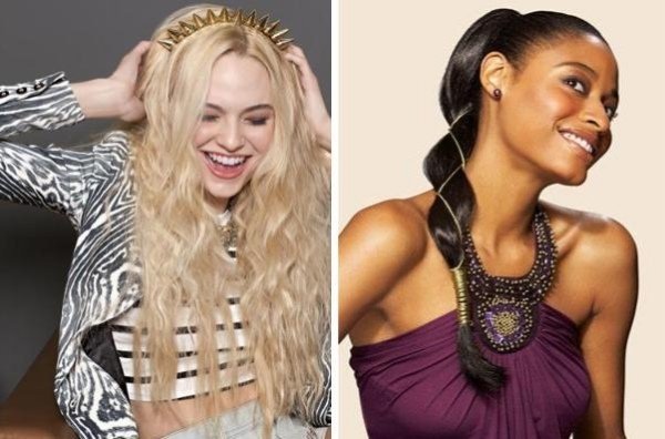 štýlové look-prom nápady-otvorené vlasy-vlasové doplnky-diadem-pigtail-side nápady vyzerá-ples ples otvorené vlasy-vlasy príslušenstvo nosiť pigtail-bokom