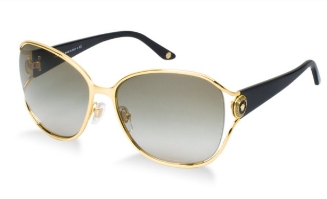 VERSACE-kovový rám-čierne-chrámové okuliare