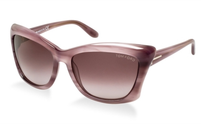 Melanžové okuliare Tom Ford v retro štýle