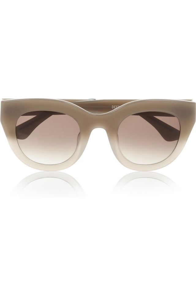 THIERRY-LASRY-trojuholníkové-okuliare-béžovo-fialové