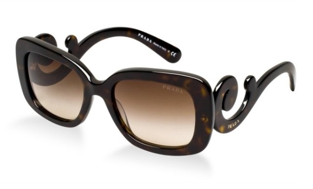 PRADA-dekorácia-žehlenie-čierne-okuliare-ženy