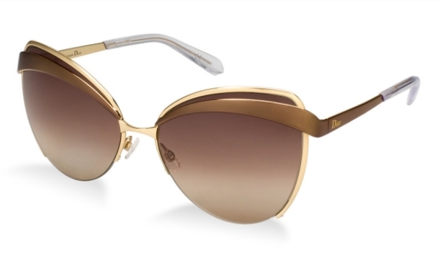 Slnečné okuliare Dior kovové spánky fialové