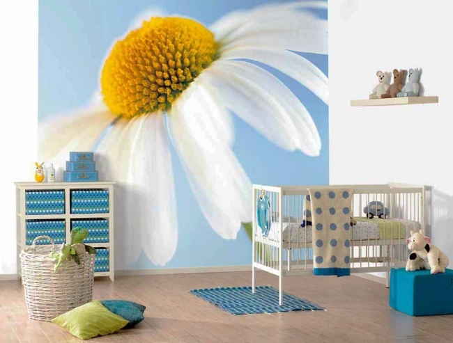 nápady modrej sedmokrásky na doma detská izba pre mládež