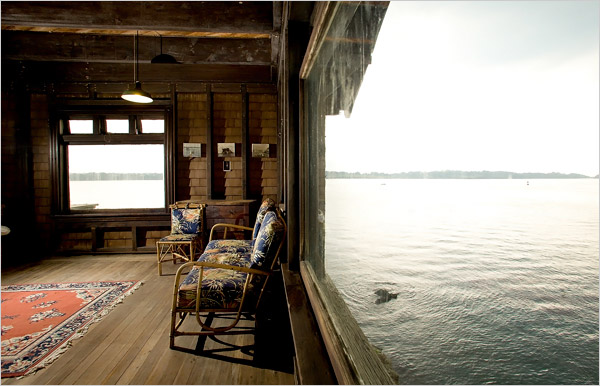 Drevená vila v USA -výhľad na oceán