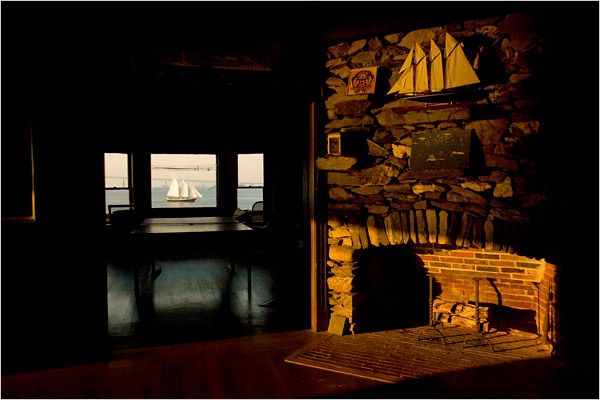 Vila v USA -západ slnka