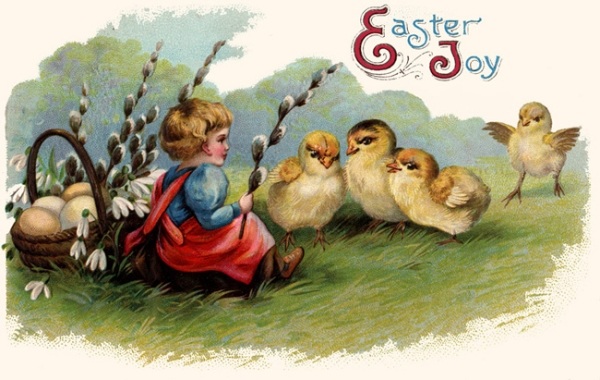 retro nápady na veľkonočné pozdravy na stiahnutie online