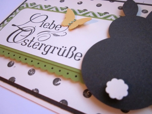 Veľkonočné blahoželanie-ručné práce-chvost zajačika