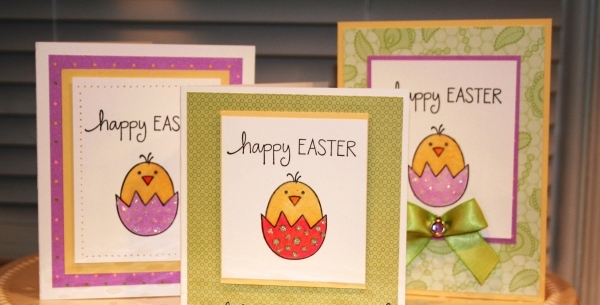 Remeslá Veľkonočné karty-nápady pre mláďatá 2014-bez