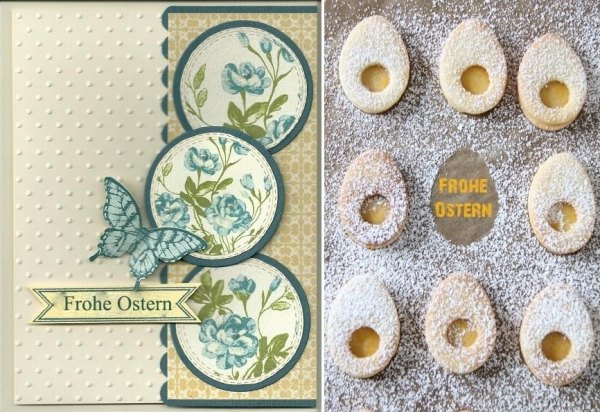 Veľkonočná torta Veľkonočné pohľadnice-na ručné práce-Cupcakes práškový cukor