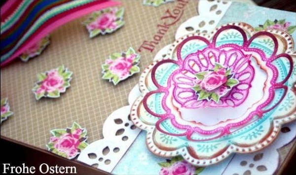 Veľkonočná karta bezplatné nápady blahoželanie drotár kvet