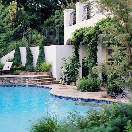 Pravidlá záhradného dizajnu rastliny geometria tvaru