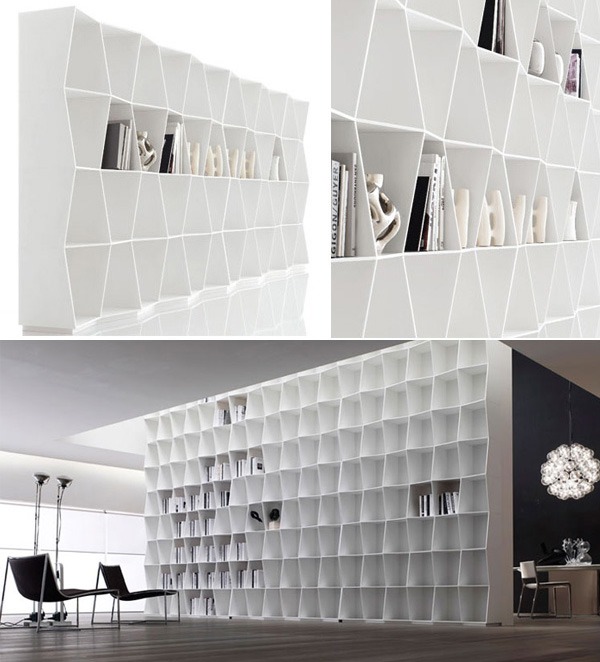 Zvlnené nápady Alivarideen pre modulárne policové systémy