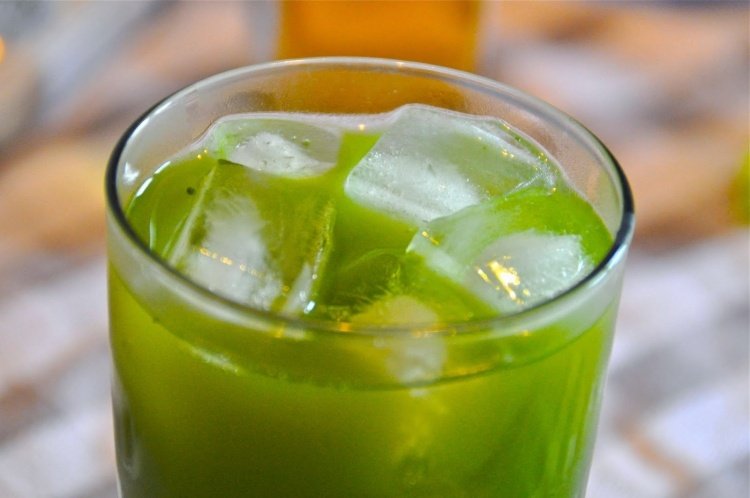 Ľadový čaj Matcha - osviežujúci letný nápoj recepty matcha ľadový čaj-príprava-leto