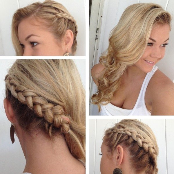 fotografie holandských vrkočov-moderné účesy z vrkočov dlhé vlasy