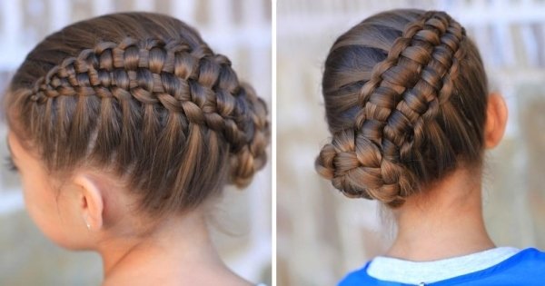 Úpletové účesy - neobvykle skrútené pramene vlasov